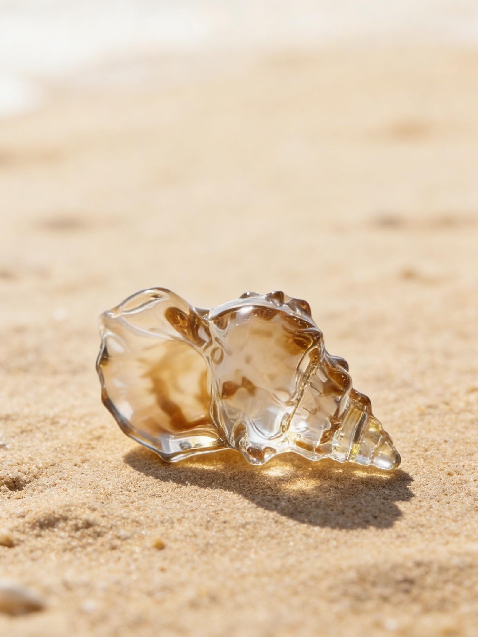 Handmade Glass Conch Shell Sculptures:marine Shell Ornaments,beach ...