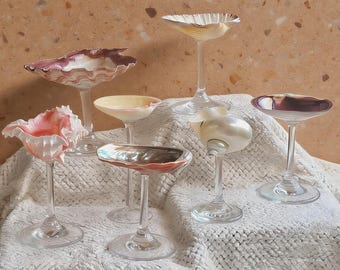 Copas de vino con forma de concha de cristal, regalos para damas de honor, regalos de cumpleaños, regalos para despedidas de soltero, regalos de aniversario de boda de 2026