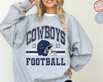Vintage Cowboys Sweatshirt, Dallas Football Shirt, Game Day Tee, Touchdown Season, Team Fan Gift