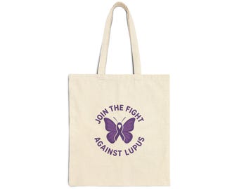 Purple Butterfly Lupus Awareness Tote Bag, Eco-Friendly Grocery Bag, Join the Fight Against Lupus, Motivational Gift, Supportive [...]