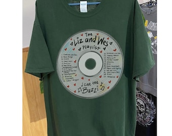 Better Than The Movies T-shirt, Liz och Wes spellista, bokälskare unisex-t-shirt