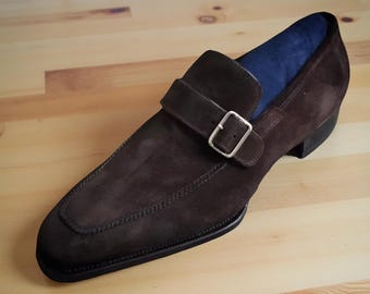 Handgemaakte leren loafers voor heren: klassieke instappers