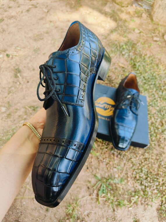 navy blue dress shoes for wedding Shoes, Low Heel, Blue Bridal Accessories, Bow Wedding Shoes, Navy Blue Shoes, Custom Wedding Open lace patent dress shoes from Moustache Womens Blue Dress Shoes |