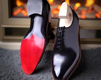 Christian Louboutin Business rote Sohle Oxford Schuhe