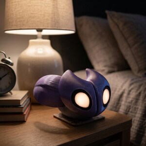 Purple Cogfly - Silksong - semi-flush mount light