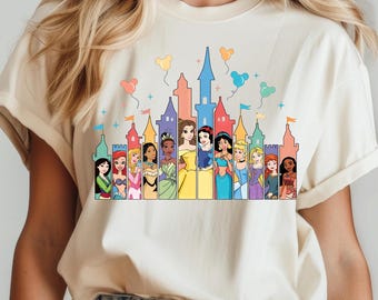 Disney Princess Castle Shirt, Disney Vacation Tee, Princess Shirt, Disney Castle Tee, Princess Gift, Princess Castle Shirt, Disney Girl Trip