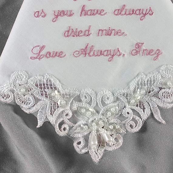 bride handkerchief