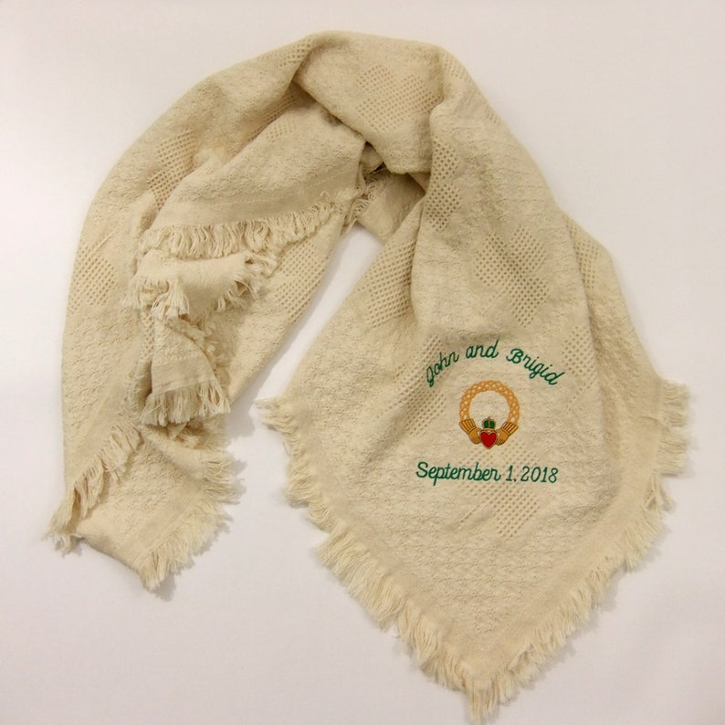 Irish Claddagh Celtic Wedding Blanket Throw for an Inspired Etsy