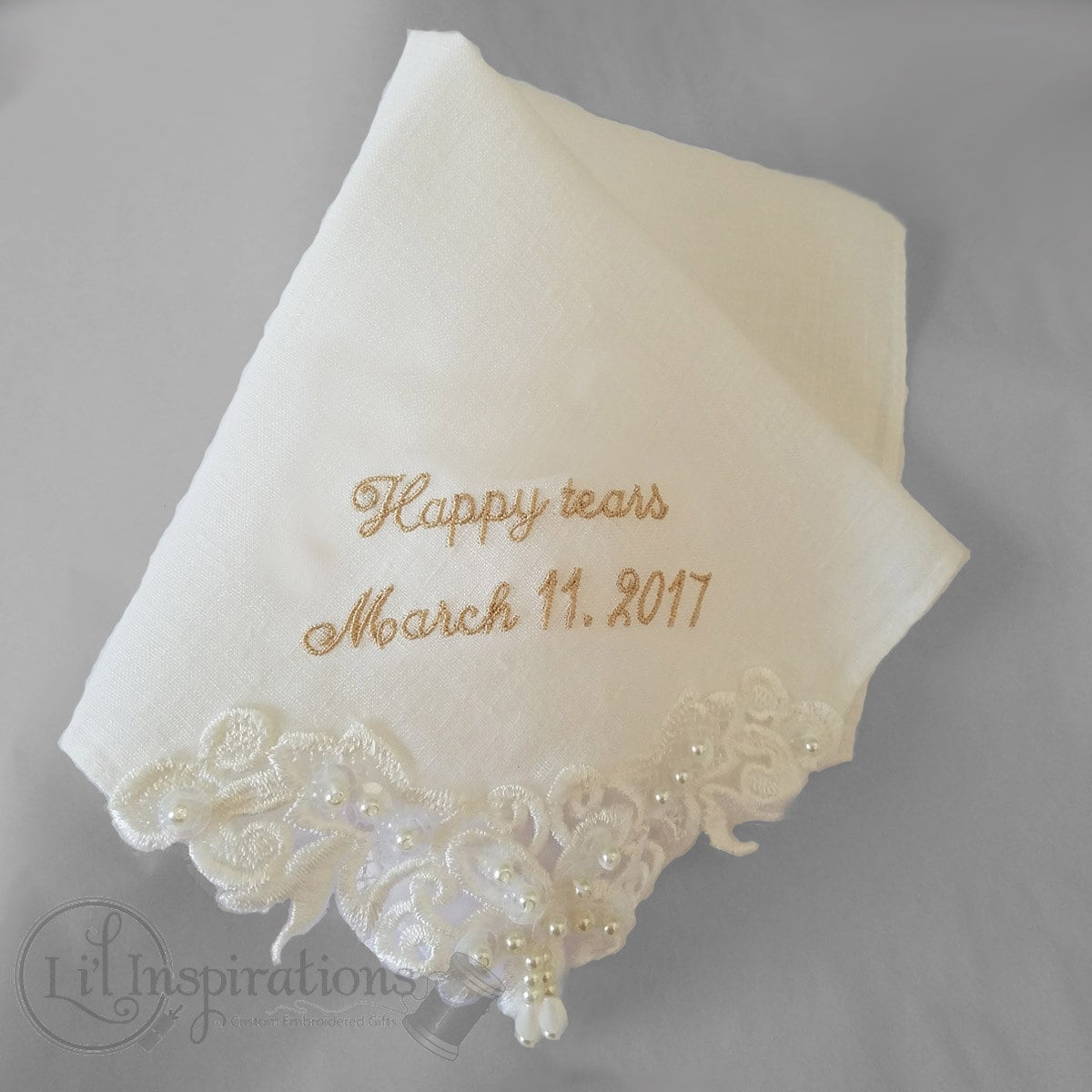 Ivory handkerchiefs for weddings deals