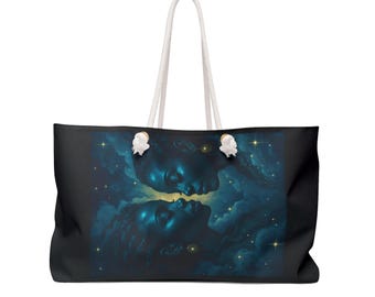 Gemini Women Empowerment Weekender Bag: Zodiac Travel Tote