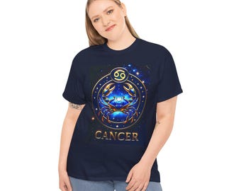 Cancer Zodiac T-Shirt: Astrology Star Sign, Birthday Gift