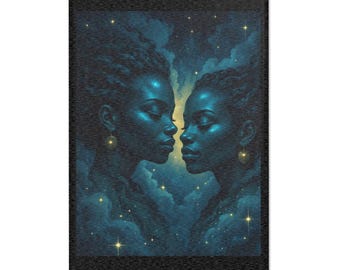 Gemini Women Area Rug: Feminist Astrology Home Decor