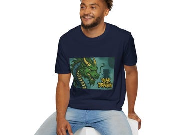 Year of the Dragon Unisex T-Shirt, Chinese Zodiac Tee, Dragon Lover Gift, Oriental Animal Shirt, Dragon Year Apparel