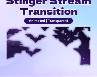 Night Castle Stream Transition – Animated Stinger Transition/Dark Fantasy Castle Theme/Purple Night Gothic Effect/Seamless Scene Switch