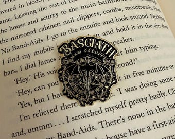 Basgiath War College Emaille Pin - Vierter Flügel inspiriert Drachenabzeichen | Fantasy Reader Schmuck Geschenk für Buchliebhaber