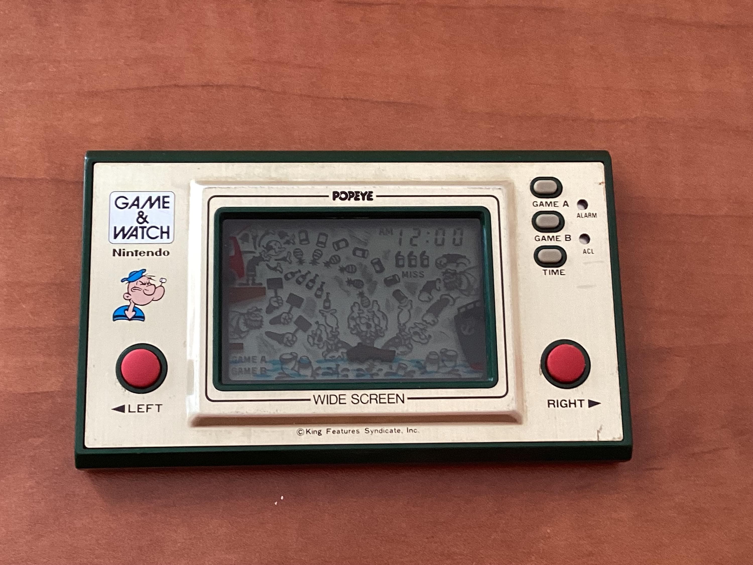Popeye Game and Watch - Etsy