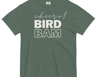 Cheers Bird Bam Shirt | Comfort Colors 1717 | Cream Print Mahjong Tee | Celebration Mahj Apparel | Mahjong Gift
