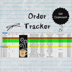 Order Tracker Printable: Online Store Sales Record (Excel Download)