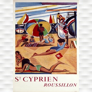 St. Cyprien Travel Poster