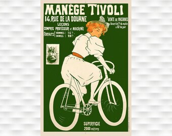 Póster de la gestión de bicicletas de Tivoli