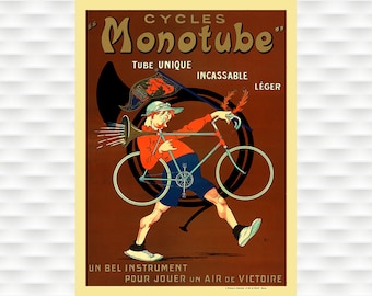 Cycles Monotube Bicycle Poster