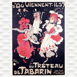 Du Treteau de Tabarin Poster - Cabret Poster
