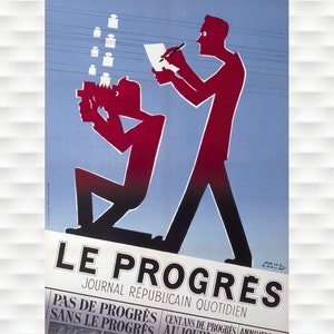 Le Progress Newspaper Poster