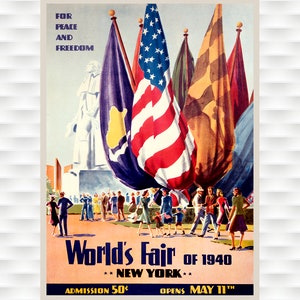 1940 New York World&#39;s Fair Poster