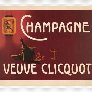 Champagne Veuve Clicquot Poster