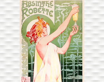 Absinthe Robette - Láminas de pósteres vintage