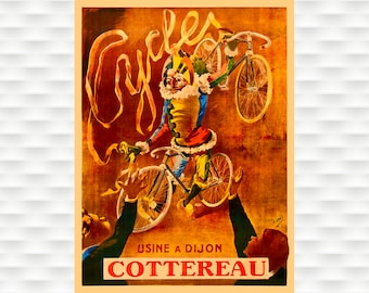 Ciclos Cottereau Bicicleta Póster