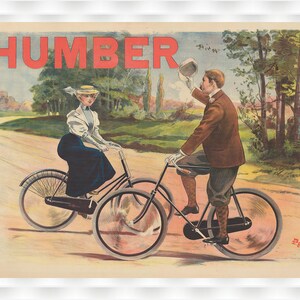 Humber Vintage Bicycle Poster