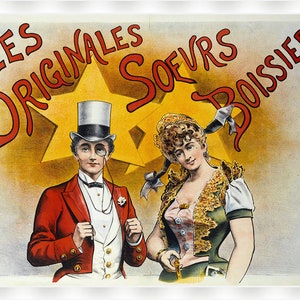 Boissier Sisters Cabaret Poster