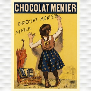 Chocolat Menier Vintage Poster