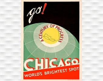 Chicago Century of Progress - Vintage World's Fair Poster