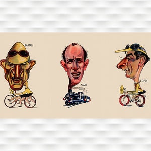 Coppi Bartali Magni Giro d&#39;Italia 1949 Poster
