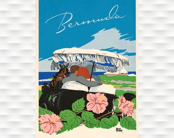 Póster de viaje de Bermudas