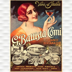 G Batista  Comi - Wine Poster