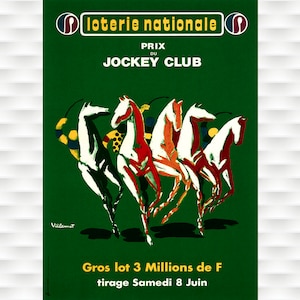 National Lottery French Poster