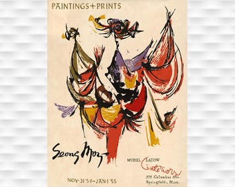 Paintings and Prints Exhibition Poster - Etsy