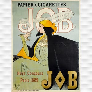 Impresiones de carteles de papeles para cigarrillos Job
