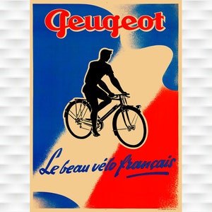 Peugeot Vintage Bicycle  Poster
