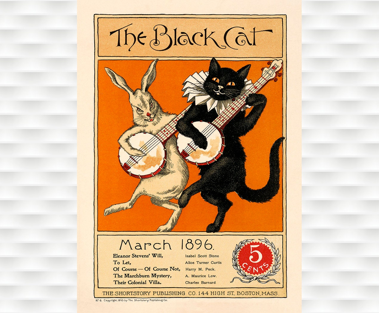BLACK CATS ポスター Amazon.com: Digital Fusion Prints The Black Cat Movie Poster (1941