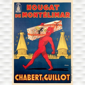 Nougat de Montelimar Vintage Poster