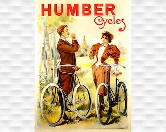 Afiche de la bicicleta Humber Cycles