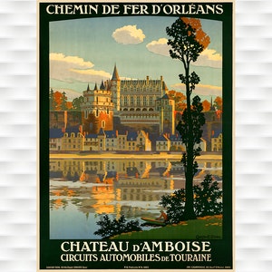 Orleans France Travel Poster