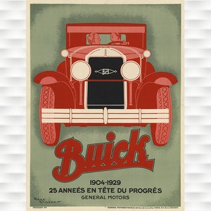 Buick Auto  Poster - Vintage Poster Prints