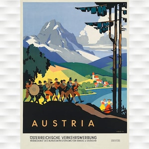 Austria Travel Poster