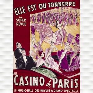 Cabaret Casino de París Póster