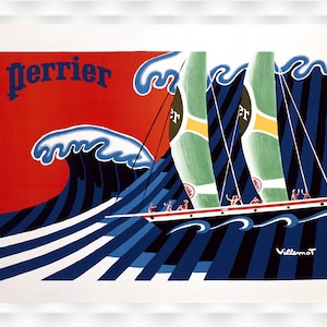 Perrier Vintage Poster